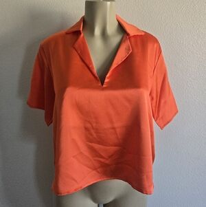 Orange Women's Top